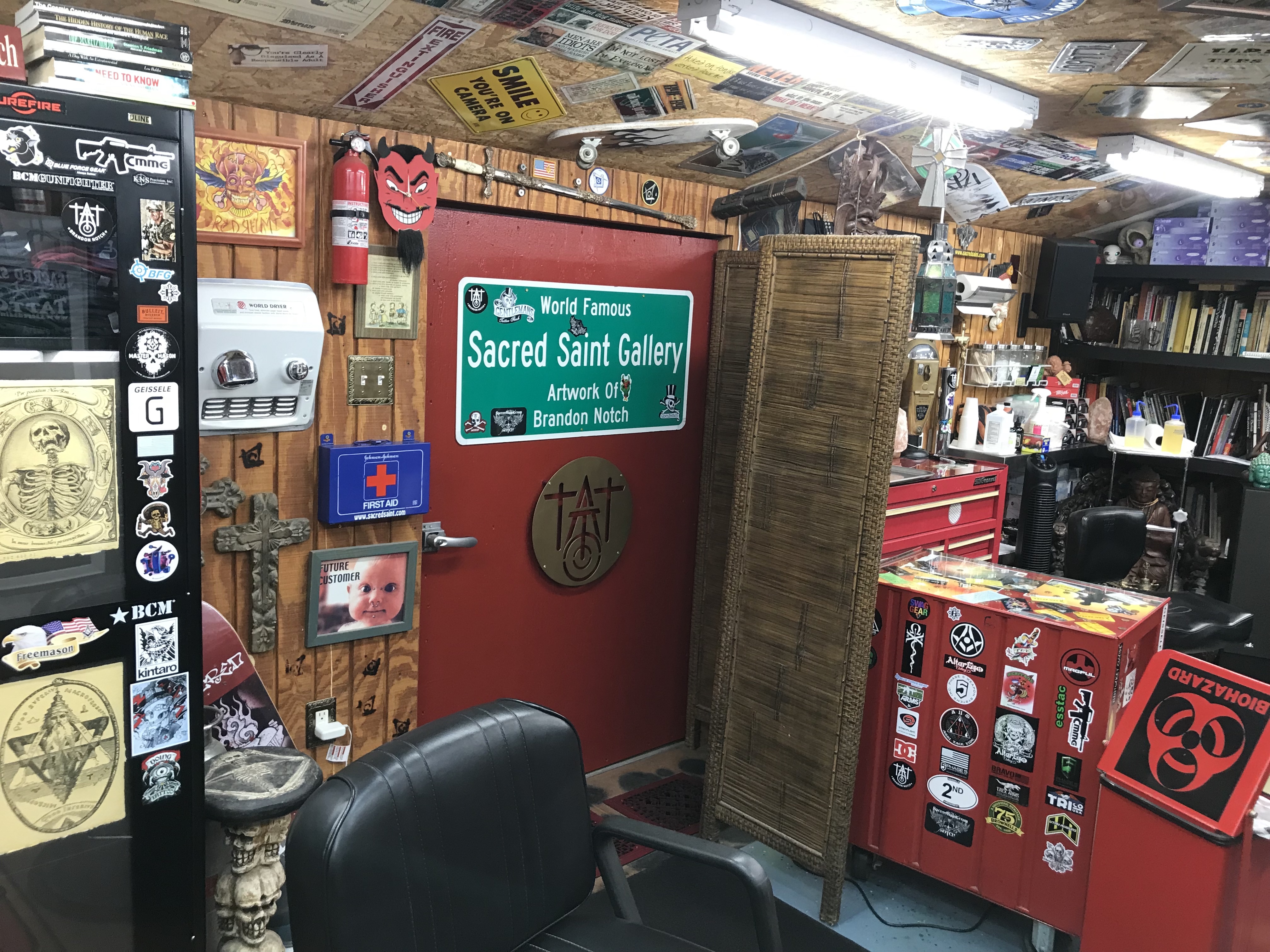  Sacred Saint Studio, the work of Brandon Notch. 