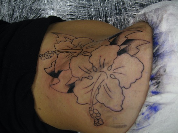  Step-by-Step Tattoo Procedure by Brandon Garic Notch. (Line Work) The skeleton of the Tattoo.   